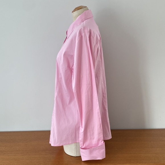 Mojo USA Hot From Hollywood Barbie pink long sleeved button down shirt. NWT. Med - Picture 4 of 11